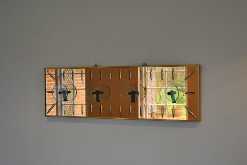 Mirrored Coat Rack