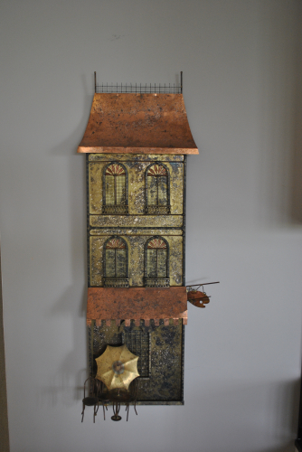 Curtis Jere Cafe Scene Sculpture