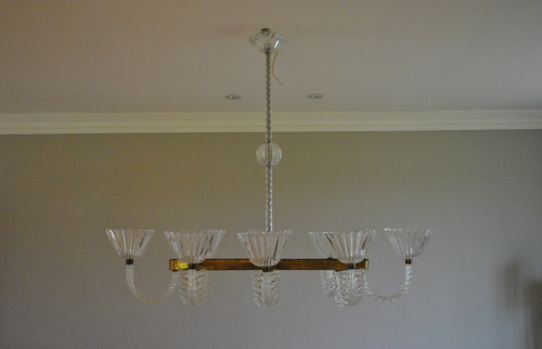 Italian Glass Chandelier