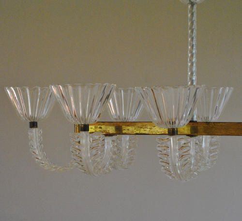 Italian Glass Chandelier