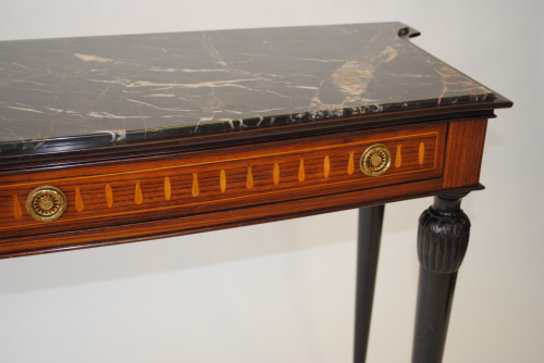 Italian Console with Noir Saint Laurent Marble Top