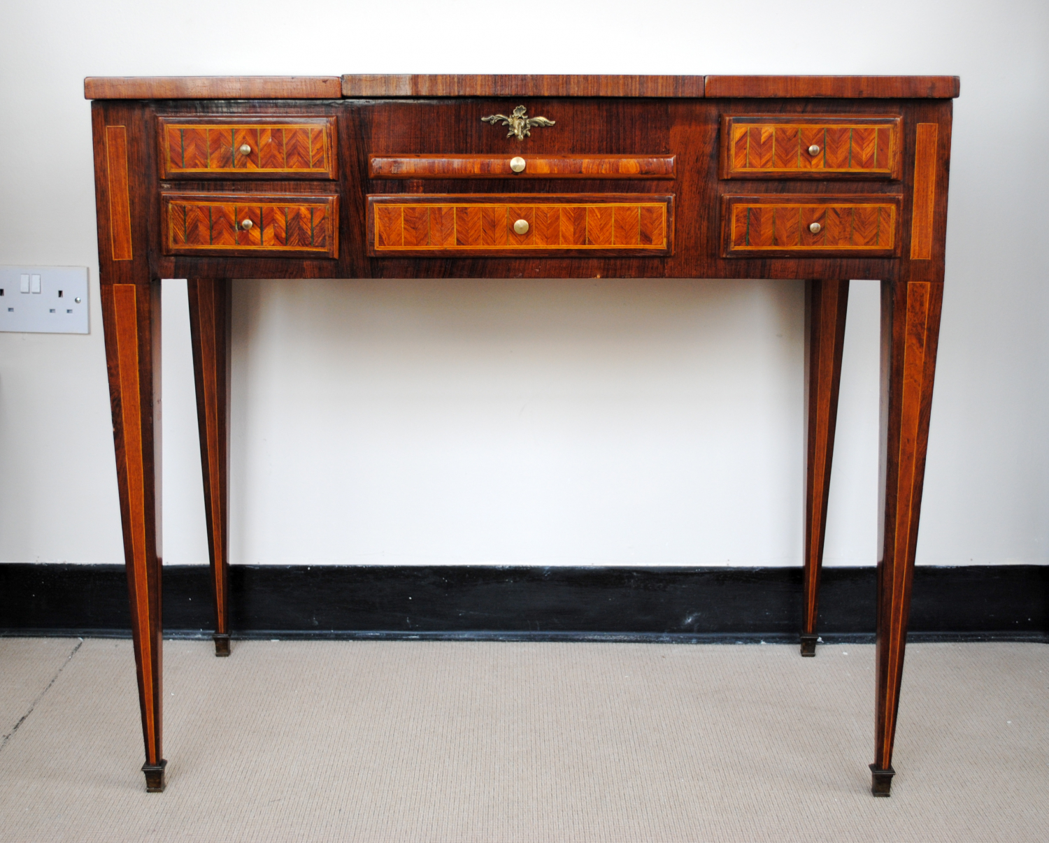 Inlaid Marquetry Dressing Table