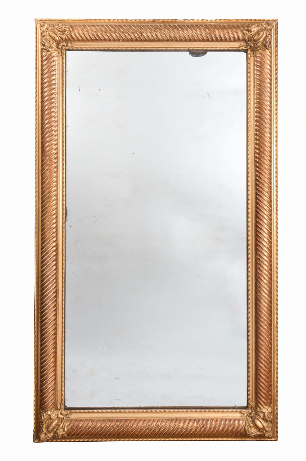 French gilt mirror / mercury glass