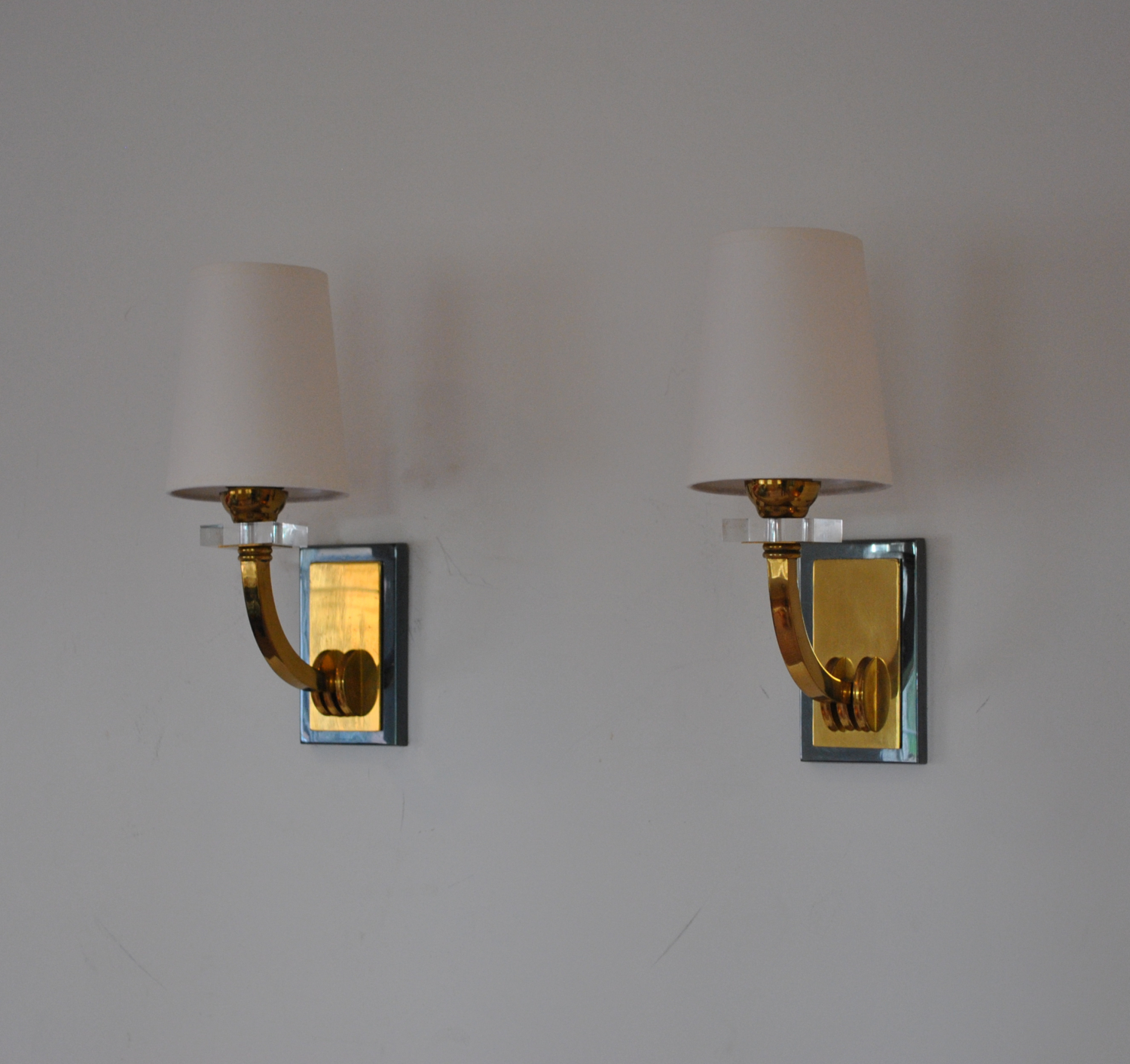 Single-Arm Brass Wall Lights