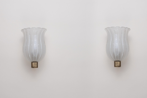 Pair of Venini wall lights