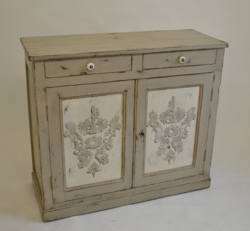19th Century Painted Cupboard