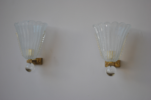 Pair of Murano Wall Sconces