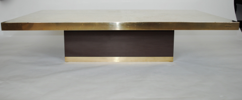 Brass Etched Coffee Table