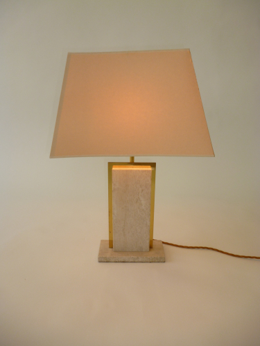 Travertine Lamp
