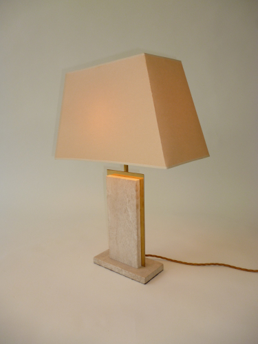 Travertine Lamp
