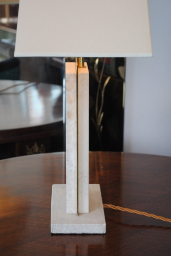 Travertine Lamp