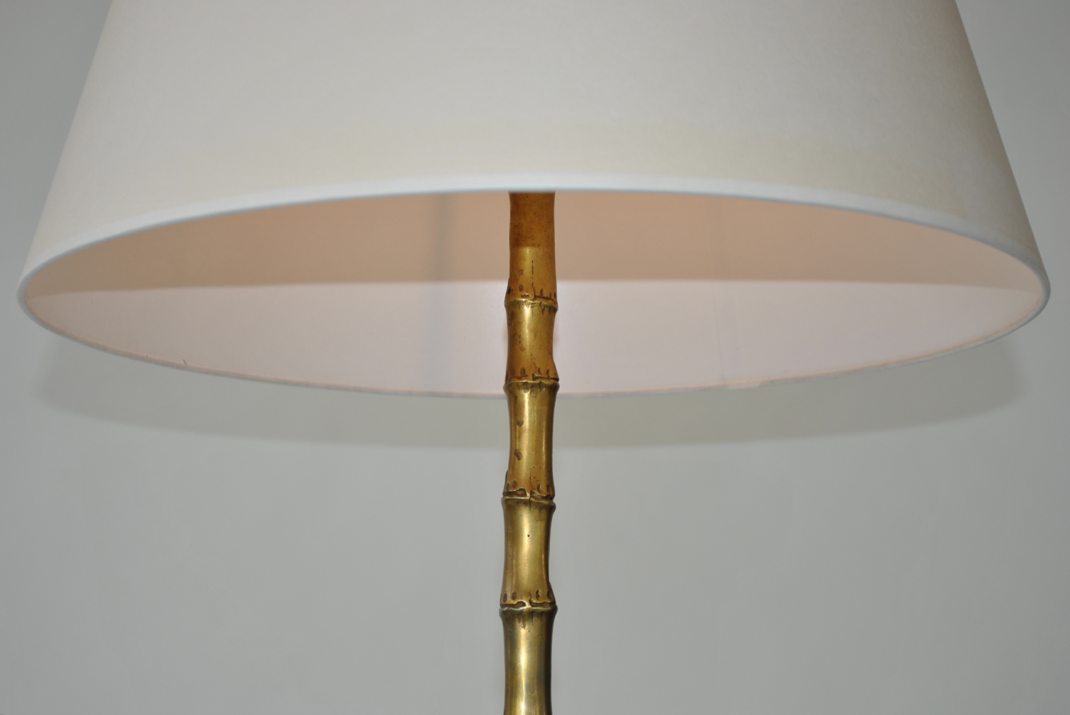 French Faux Bamboo Floor Lamp