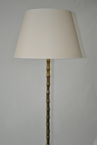 French Faux Bamboo Floor Lamp
