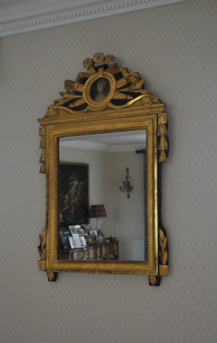 Carved Giltwood French Mirror