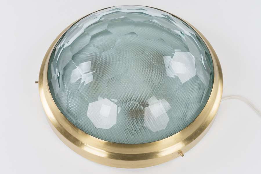 Hexagonal Crystal Ceiling Light