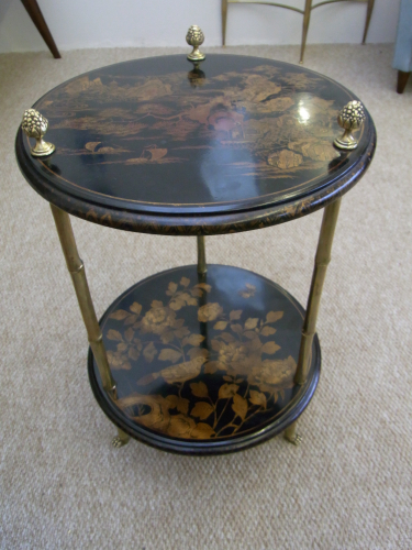Lacquered Occasional Table by Maison Bagues