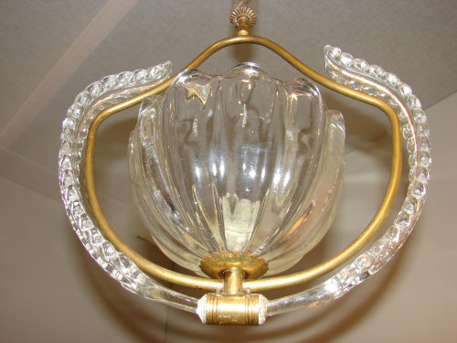 Barovier Venini Murano Chandelier 1930`s