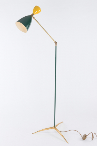 Lacquered floor lamp
