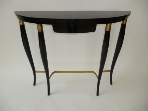 Ebonised Italian Console