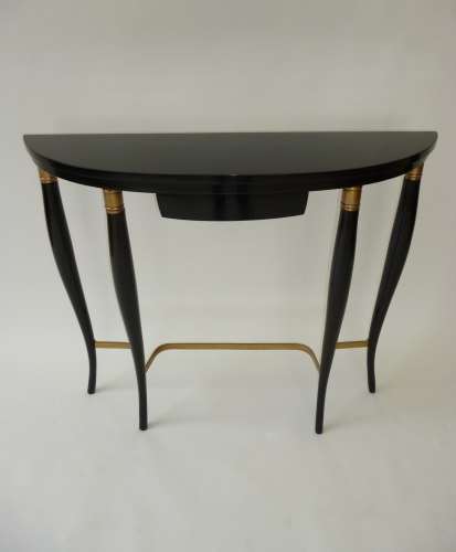 Ebonised Italian Console