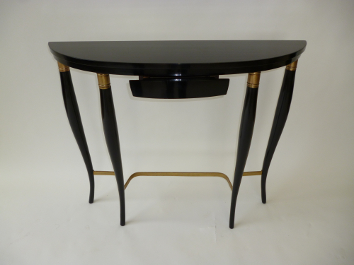 Ebonised Italian Console