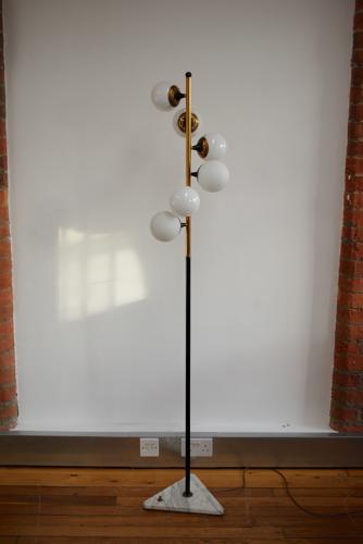 Italian Floor Lamp with 6 Shades