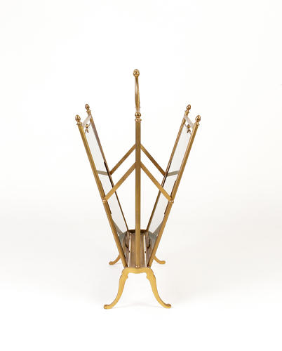 Brass magazine rack