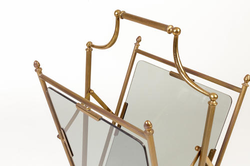 Brass magazine rack