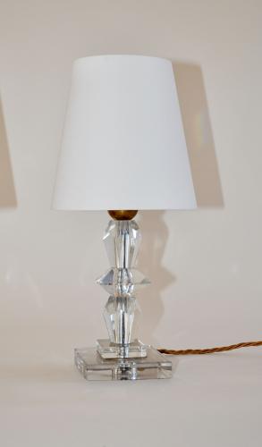 Pair of French Art Deco bedside lamps