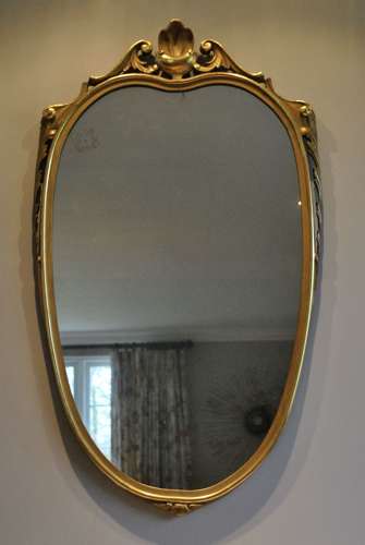 Carved Italian Giltwood Mirror