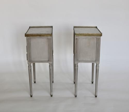 Pair of Painted French Bedside Tables