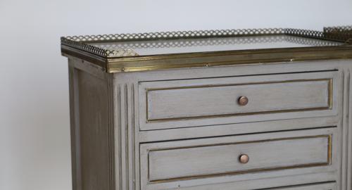 Pair of Painted French Bedside Tables