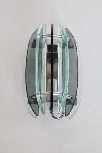 Selection of pairs of coloured wall lights