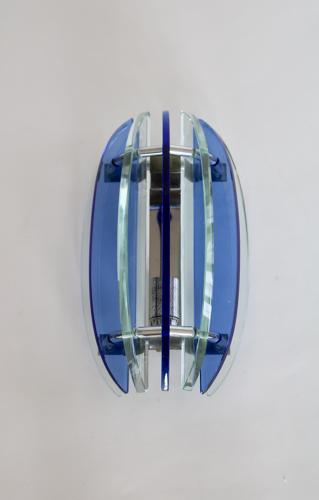 Selection of pairs of coloured wall lights