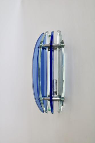Selection of pairs of coloured wall lights
