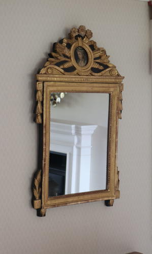 Carved Giltwood French Mirror