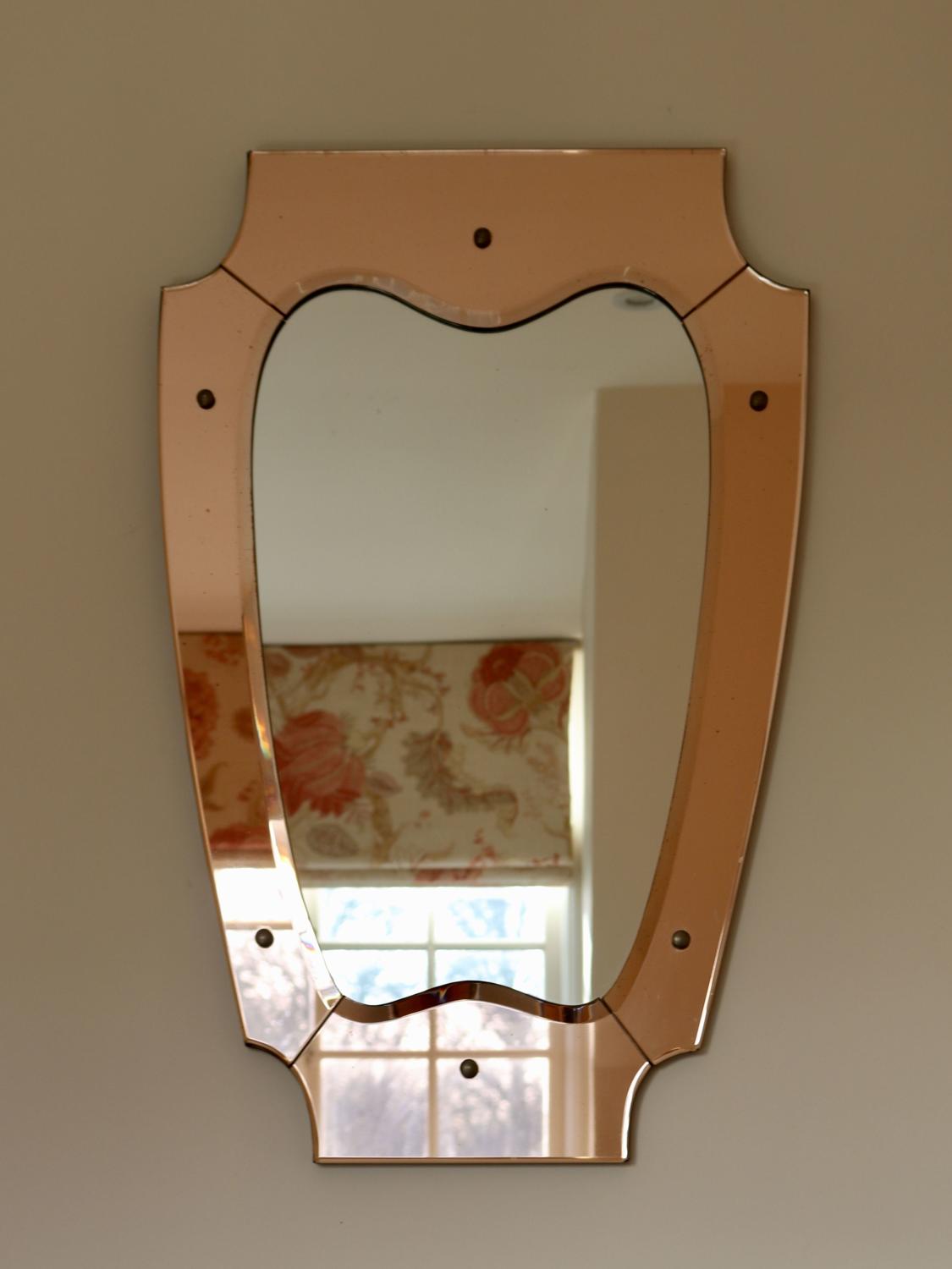 Pink Framed Mirror
