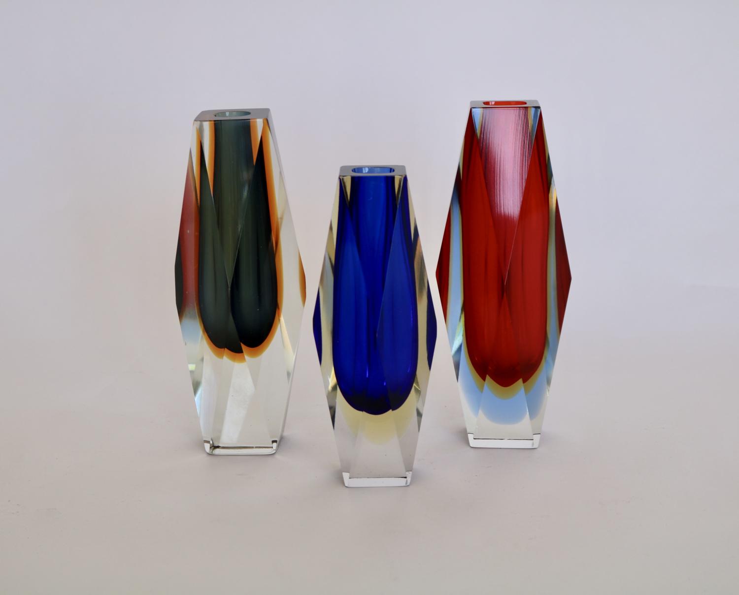 Set of Sommerso Vases