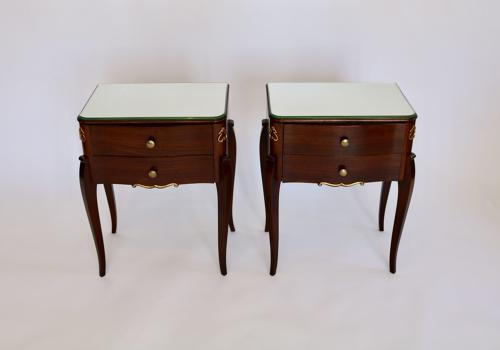 Pair of French Art Deco bedside tables