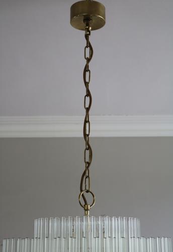 Sciolari Glass Rod Chandelier