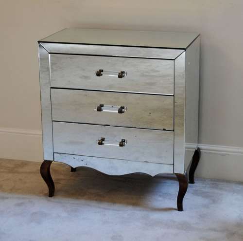 Art Deco Mirrored Chest of Drawers