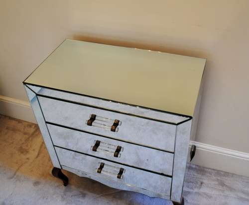 Art Deco Mirrored Chest of Drawers