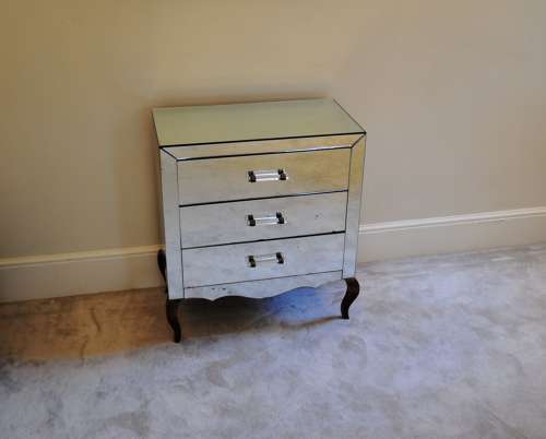 Art Deco Mirrored Chest of Drawers