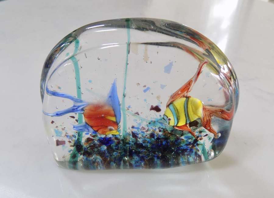 Murano glass aquarium