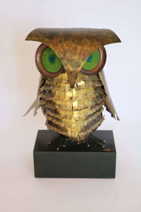 Curtis Jere Owl Sculpture