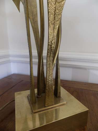 Willy Daro agate table lamp