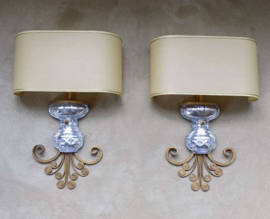 2 Pairs Of Maison Bagues Wall Light