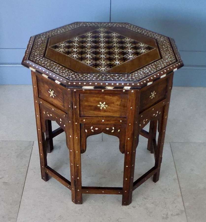 Anglo Indian Hoshiarpur Gaming Table