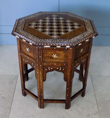Anglo Indian Hoshiarpur Gaming Table