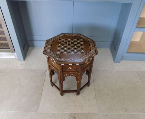 Anglo Indian Hoshiarpur Gaming Table